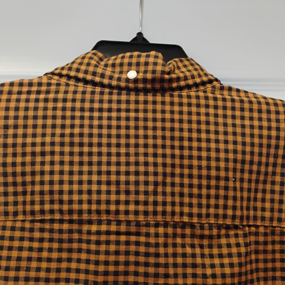 NWT Jack & Jones Premium Oxford Button Down Shirt Brown Black Checkered Size XXL - Picture 8 of 11